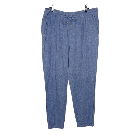 🌺ELLEN TRACY Linen Blend Pants Size Large🌺 - Picture 1 of 7